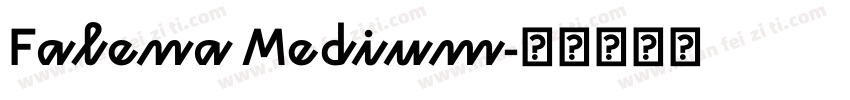 Falena Medium字体转换